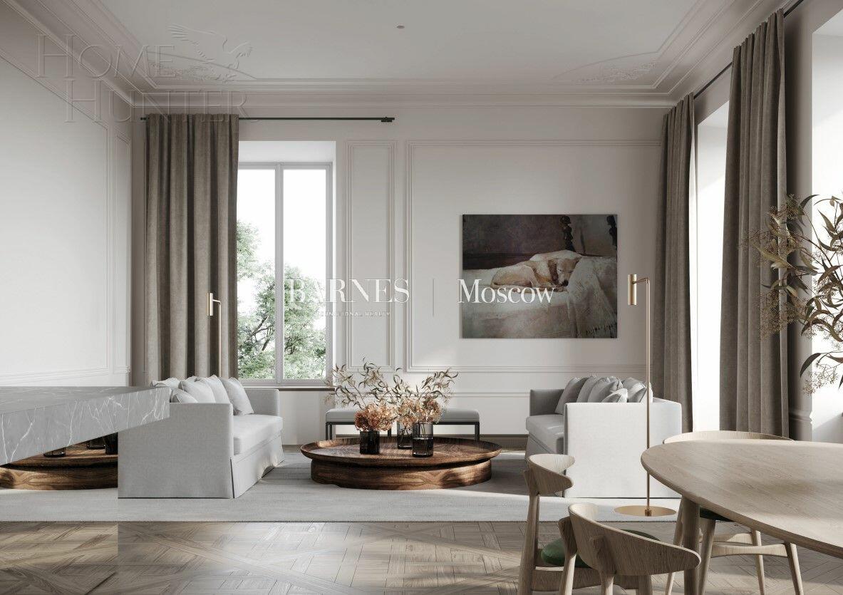 4-КОМН. КВАРТИРА БЕЗ ОТДЕЛКИ 210 М² НА 2 ЭТАЖЕ