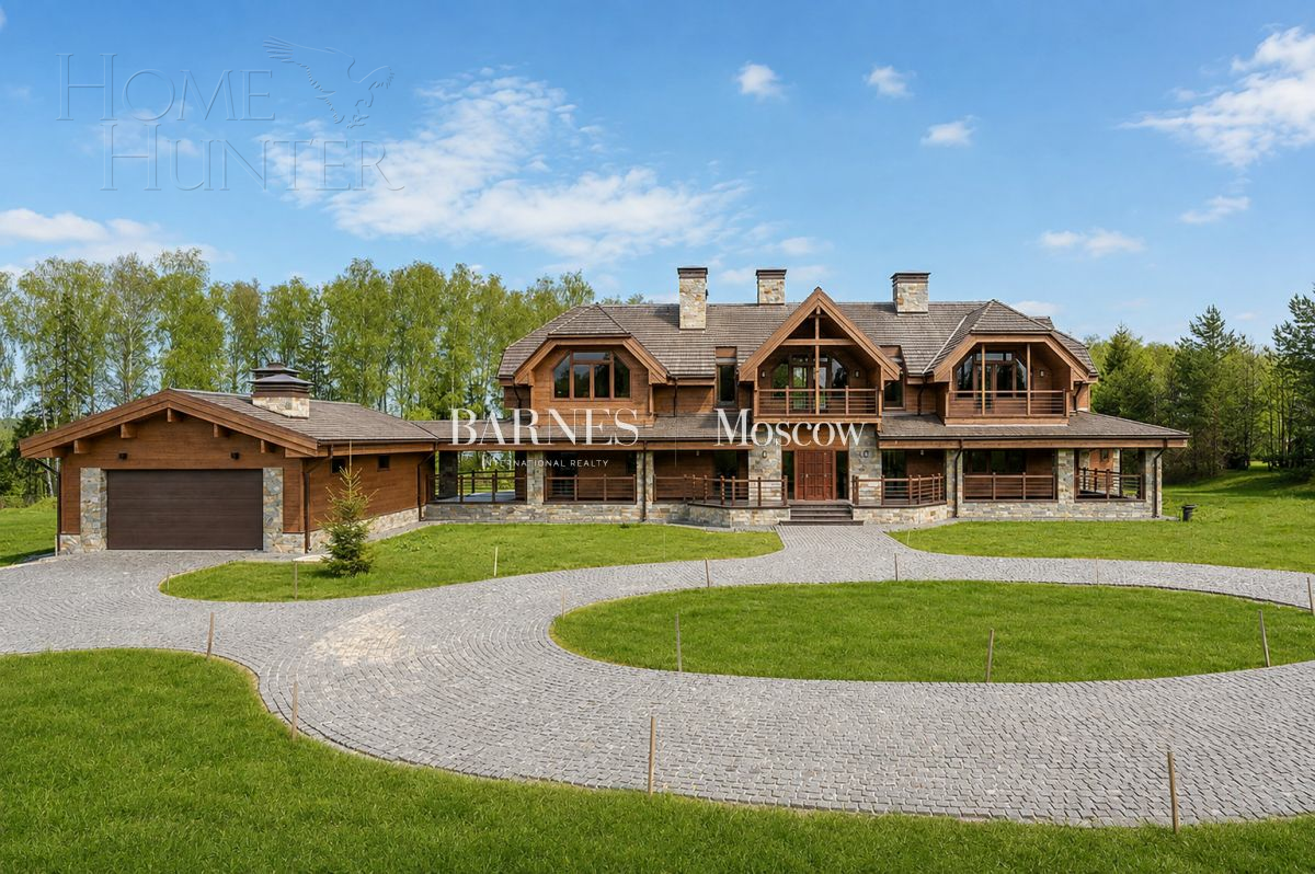 3-этажный коттедж 600 м² с отделкой