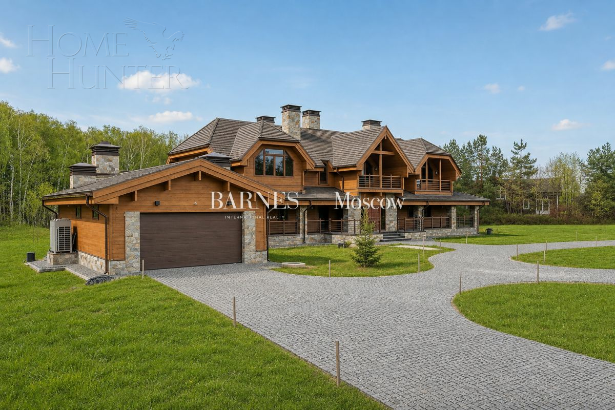 3-этажный коттедж 600 м² с отделкой