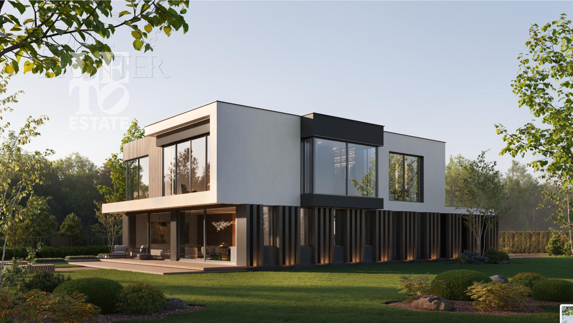2-этажный коттедж 380 м² без отделки