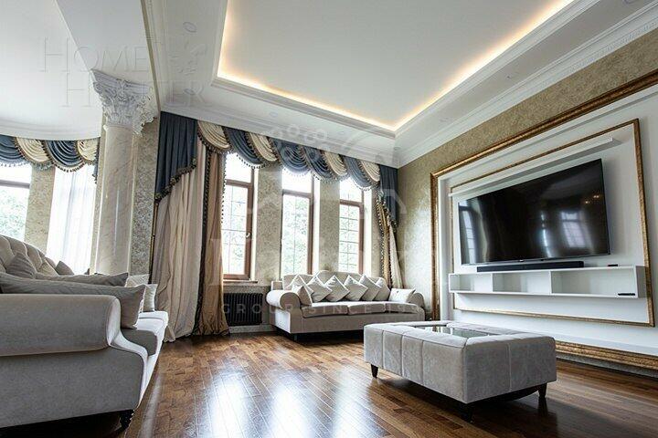2-этажный коттедж 730 м² с отделкой