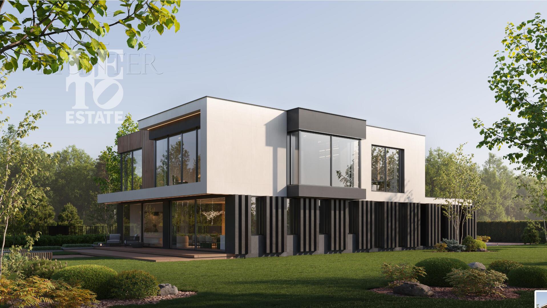 2-этажный коттедж 380 м² без отделки