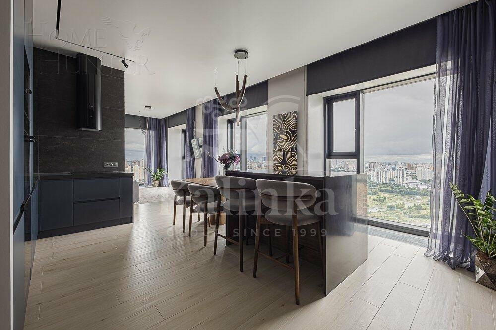 4-КОМН. КВАРТИРА С ОТДЕЛКОЙ 126.5 М² НА 38 ЭТАЖЕ