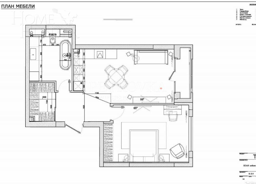 2-КОМН. КВАРТИРА БЕЗ ОТДЕЛКИ 58.4 М² НА 25 ЭТАЖЕ