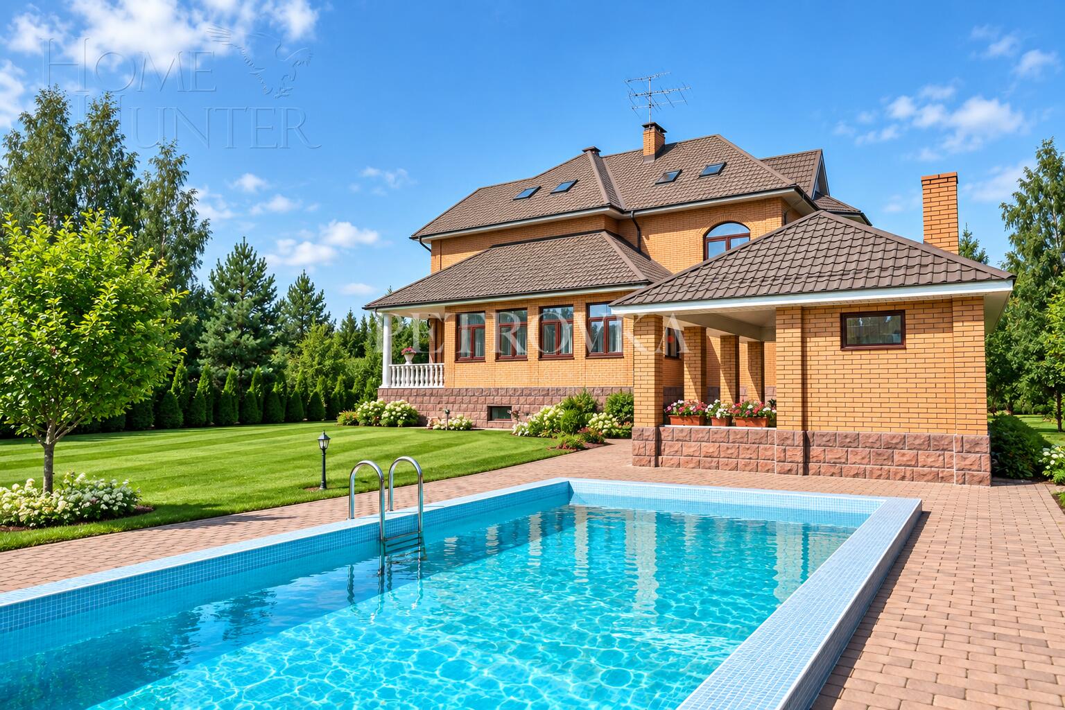 3-этажный коттедж 680.4 м² с отделкой