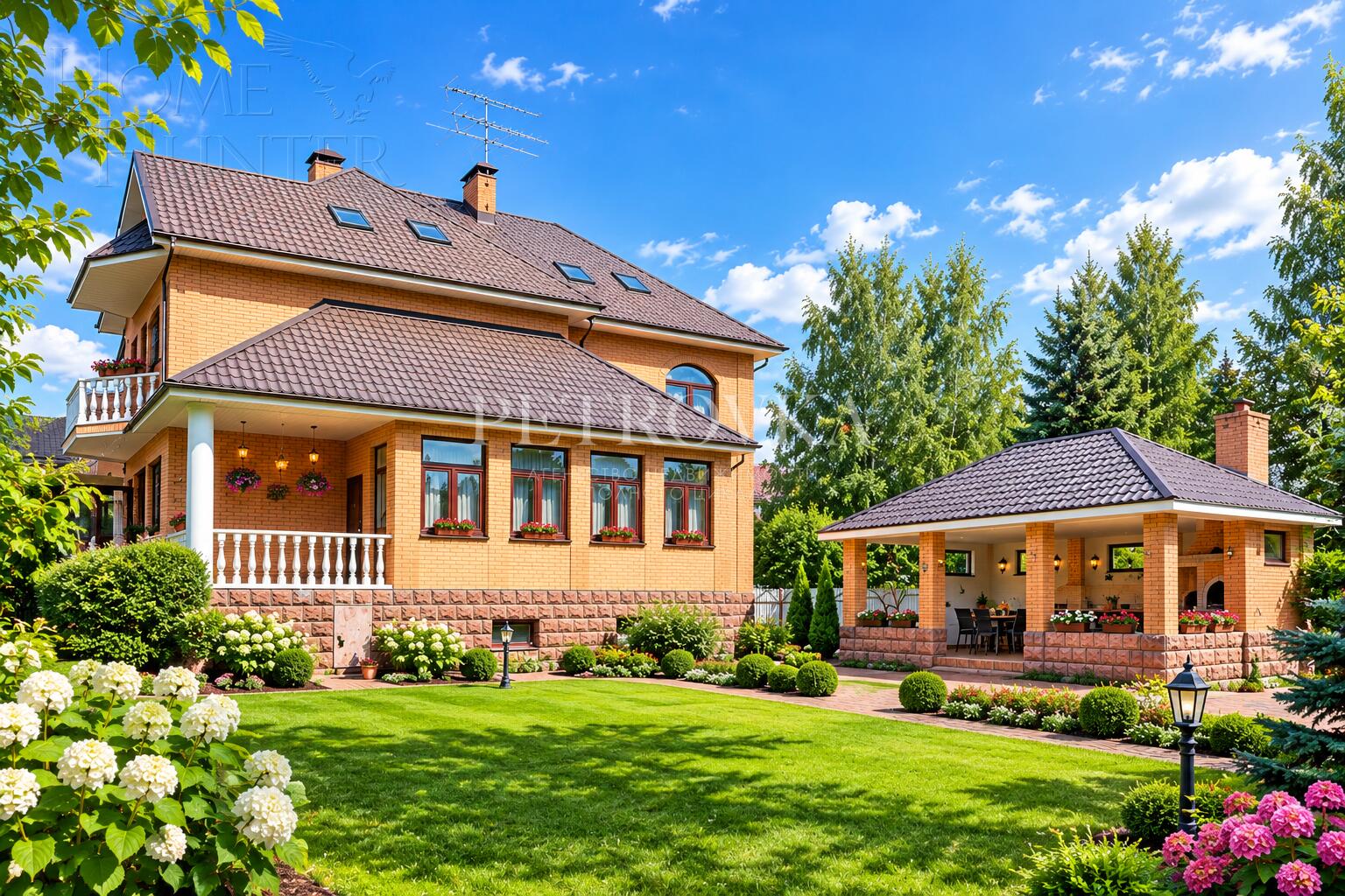 3-этажный коттедж 680.4 м² с отделкой