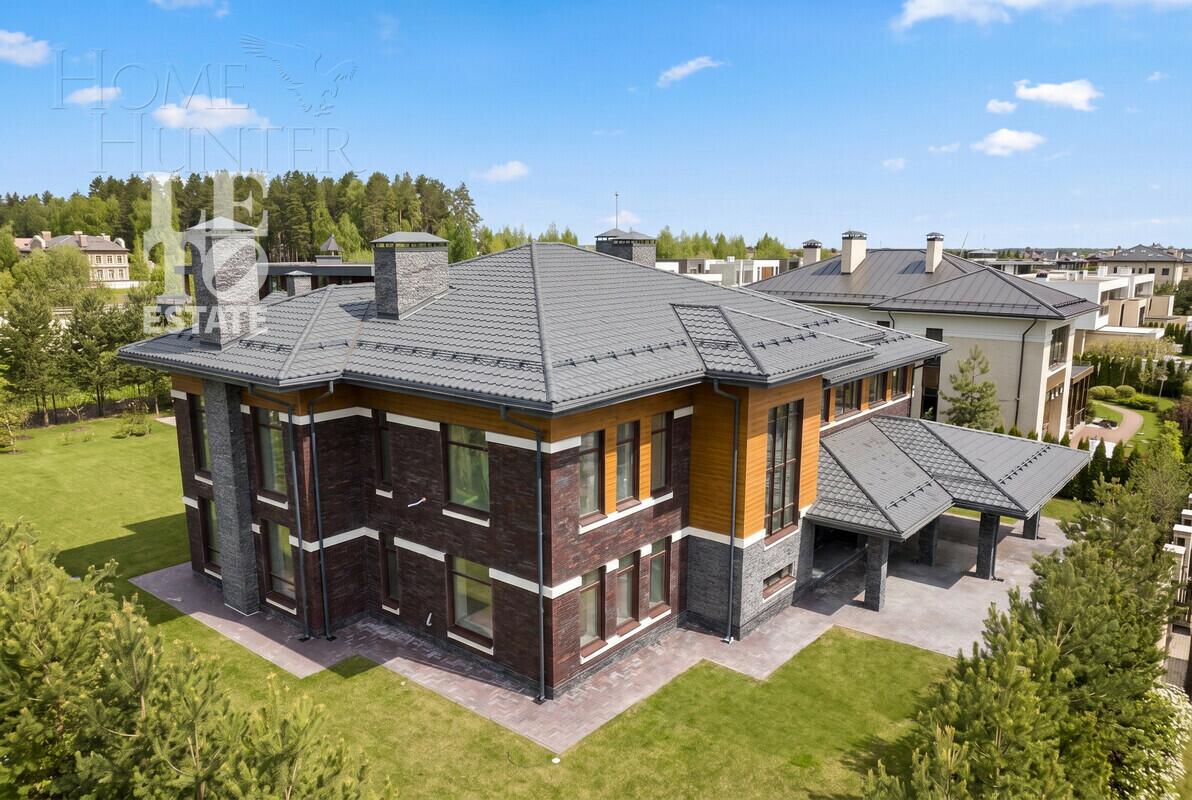 1-этажный коттедж 703 м² без отделки
