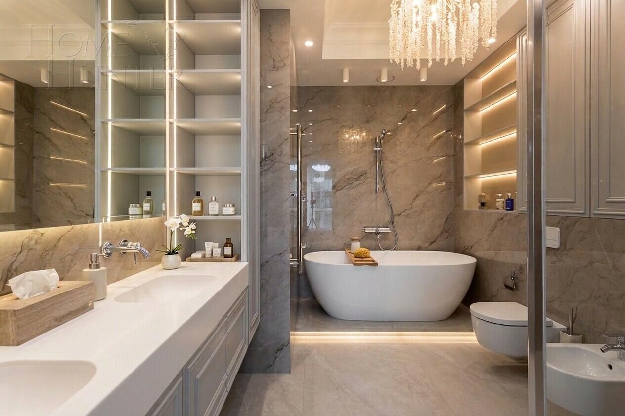 4-КОМН. КВАРТИРА С ОТДЕЛКОЙ 135 М² НА 35 ЭТАЖЕ