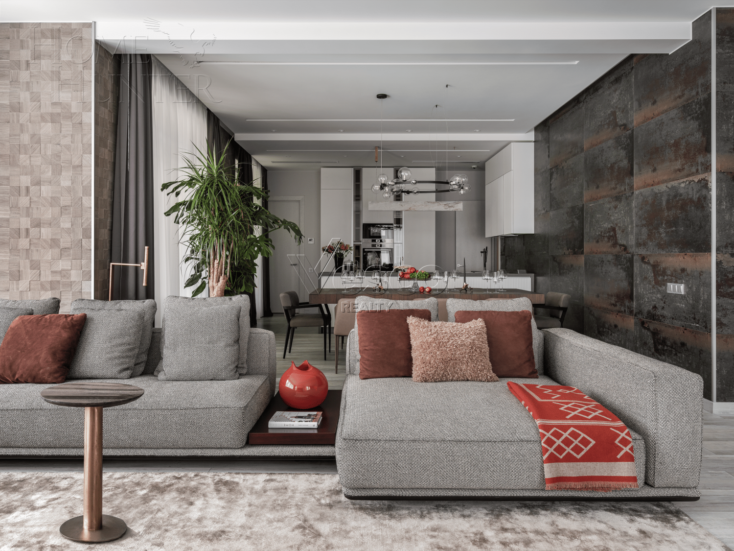 3-этажный коттедж 590 м² с отделкой