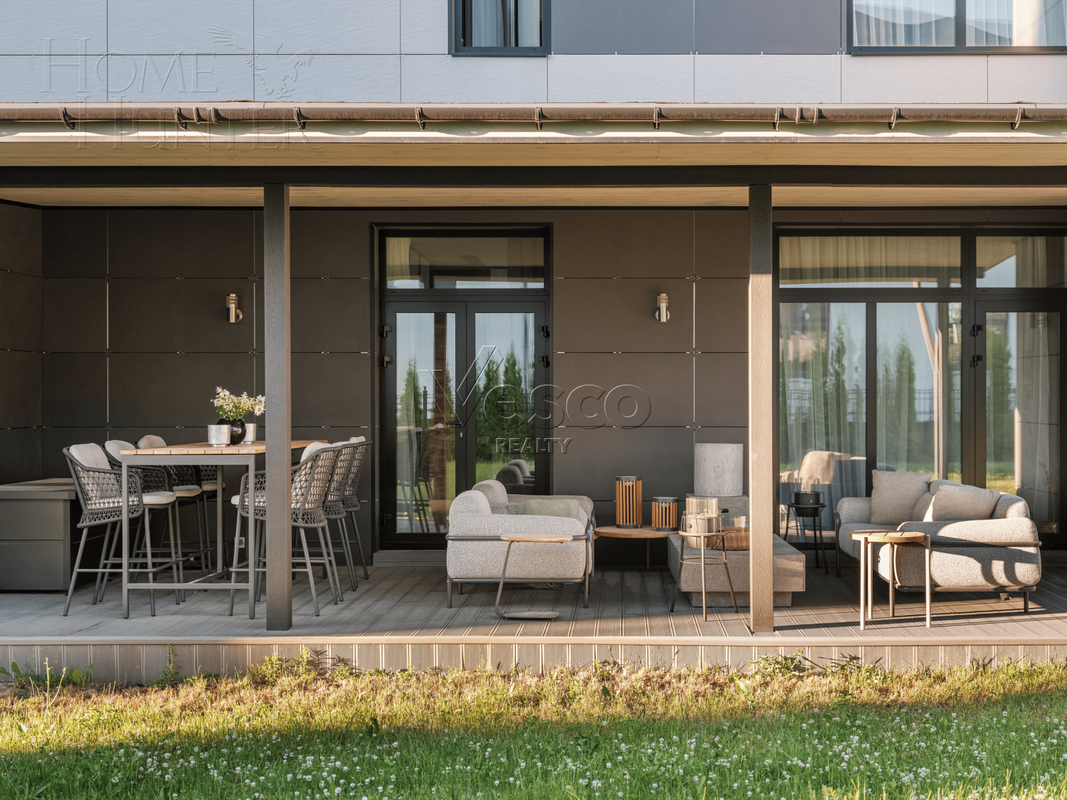 3-этажный коттедж 590 м² с отделкой