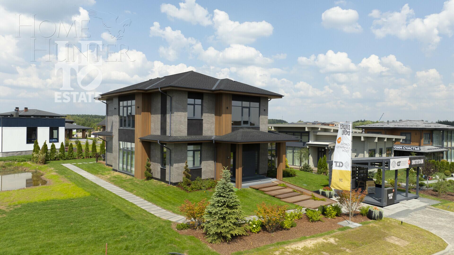2-этажный коттедж 380 м² без отделки