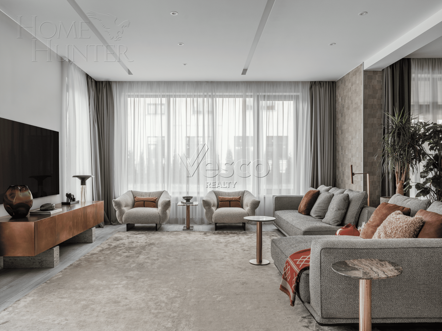 3-этажный коттедж 590 м² с отделкой