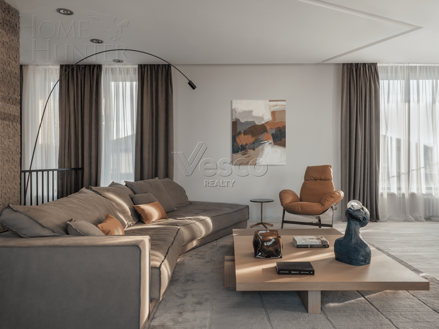 3-этажный коттедж 590 м² с отделкой