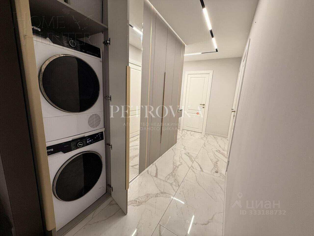 2-КОМН. КВАРТИРА С ОТДЕЛКОЙ 55.6 М² НА 17 ЭТАЖЕ