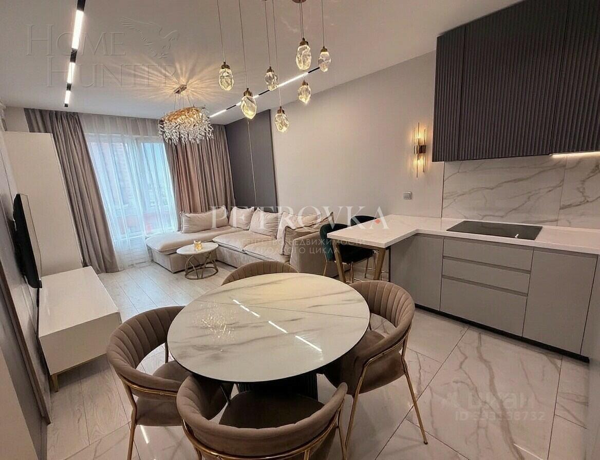 2-КОМН. КВАРТИРА С ОТДЕЛКОЙ 55.6 М² НА 17 ЭТАЖЕ