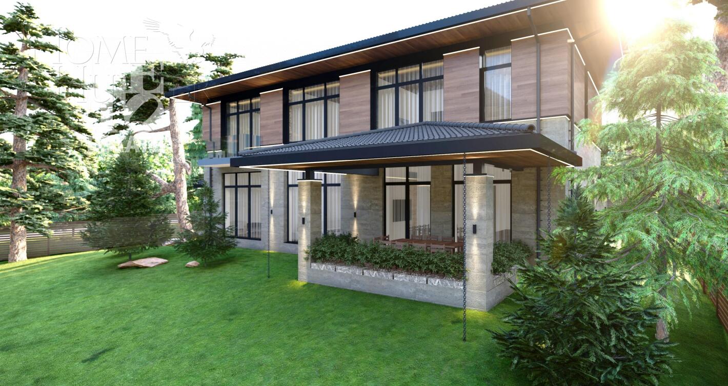 2-этажный коттедж 340 м² с отделкой