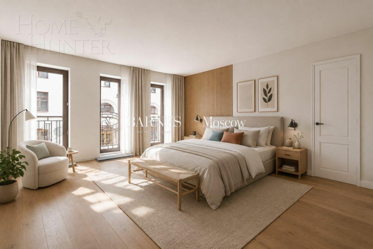 4-КОМН. АПАРТАМЕНТЫ БЕЗ ОТДЕЛКИ 127.3 М² НА 2 ЭТАЖЕ