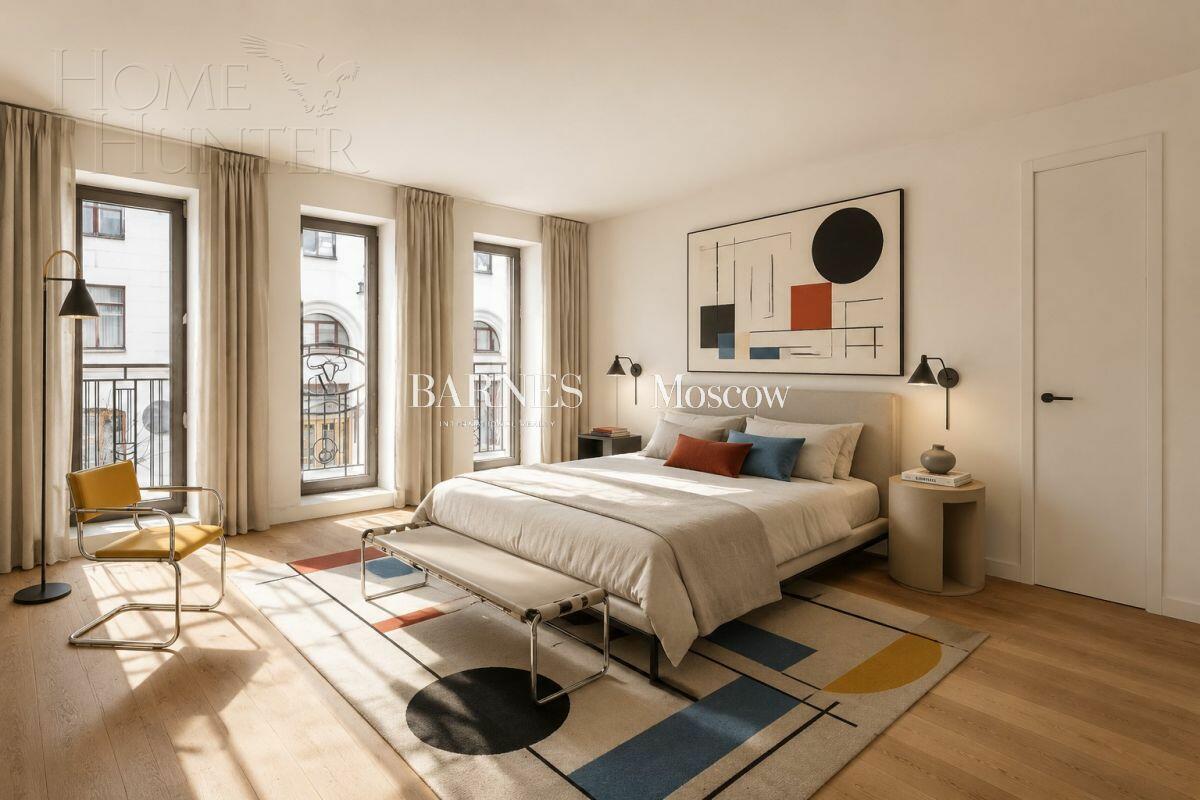 4-КОМН. АПАРТАМЕНТЫ БЕЗ ОТДЕЛКИ 127.3 М² НА 2 ЭТАЖЕ