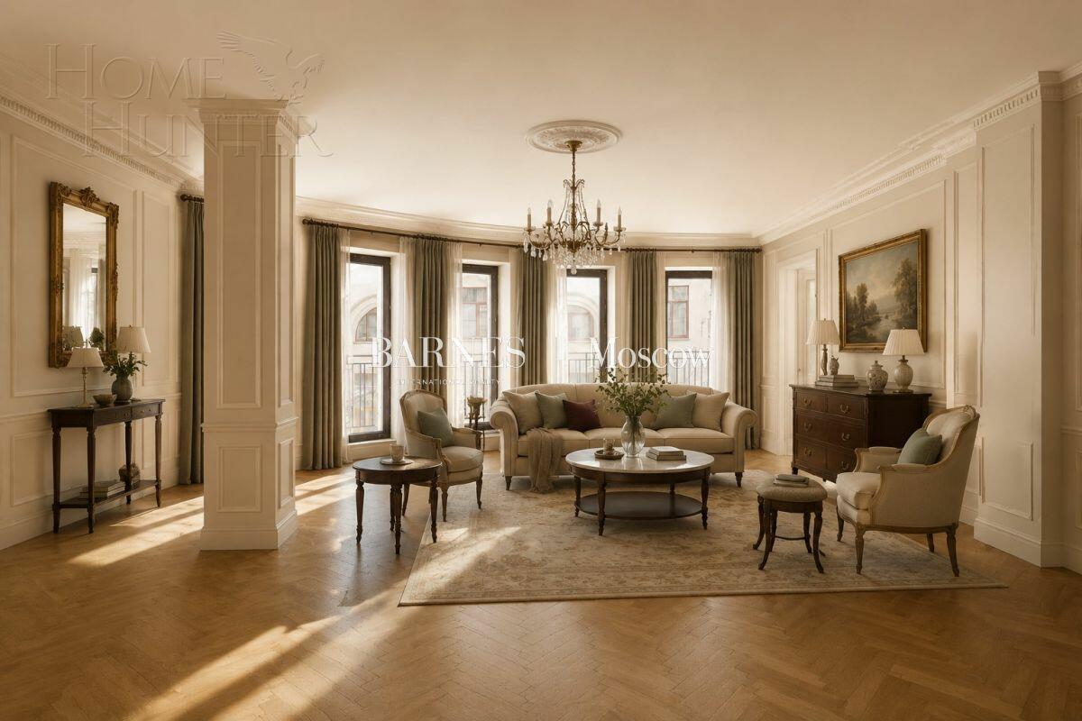 4-КОМН. АПАРТАМЕНТЫ БЕЗ ОТДЕЛКИ 127.3 М² НА 2 ЭТАЖЕ