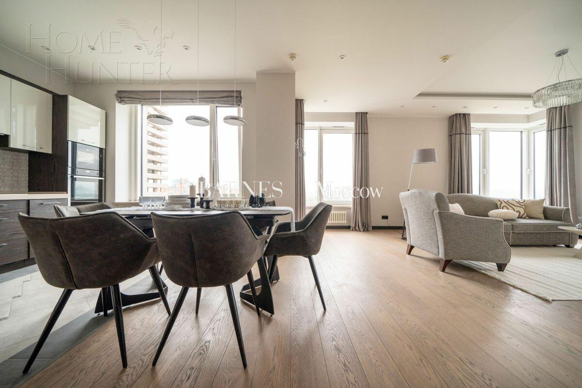 3-КОМН. КВАРТИРА С ОТДЕЛКОЙ 120 М² НА 17 ЭТАЖЕ