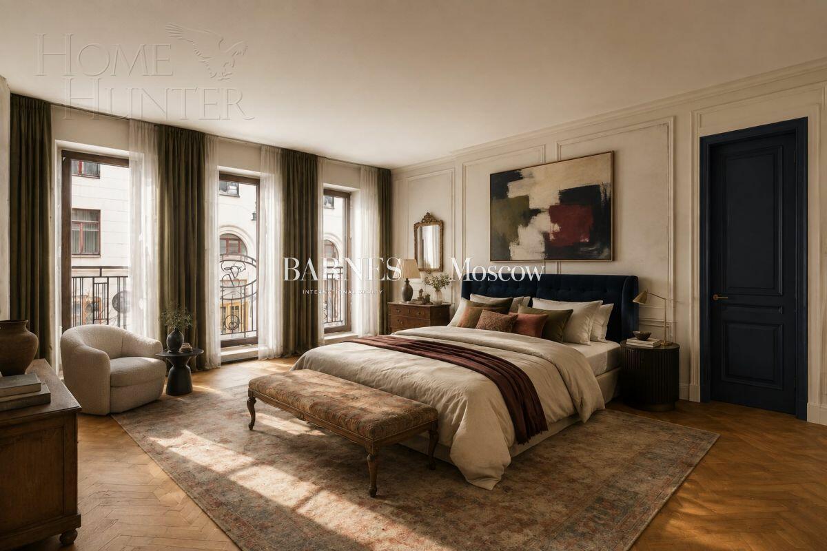 4-КОМН. АПАРТАМЕНТЫ БЕЗ ОТДЕЛКИ 127.3 М² НА 2 ЭТАЖЕ