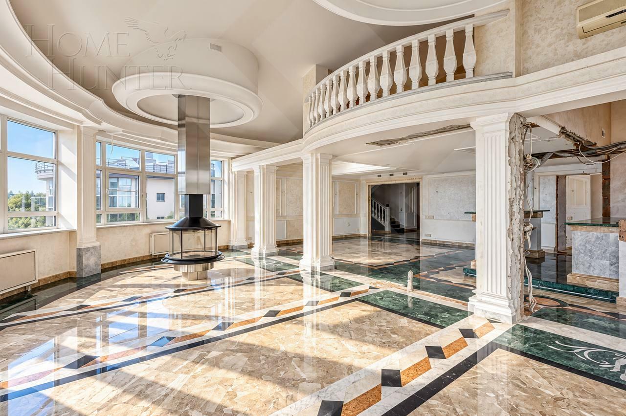 2-УРОВНЕВАЯ КВАРТИРА БЕЗ ОТДЕЛКИ 375.5 М² НА 4 ЭТАЖЕ