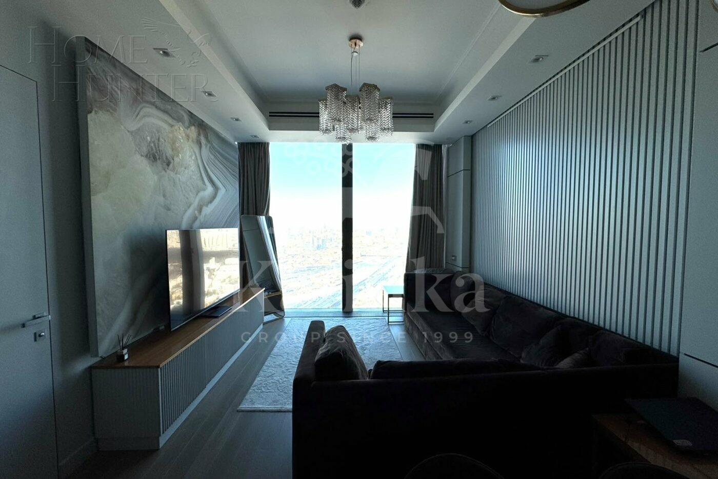 2-КОМН. АПАРТАМЕНТЫ С ОТДЕЛКОЙ 58.5 М² НА 48 ЭТАЖЕ