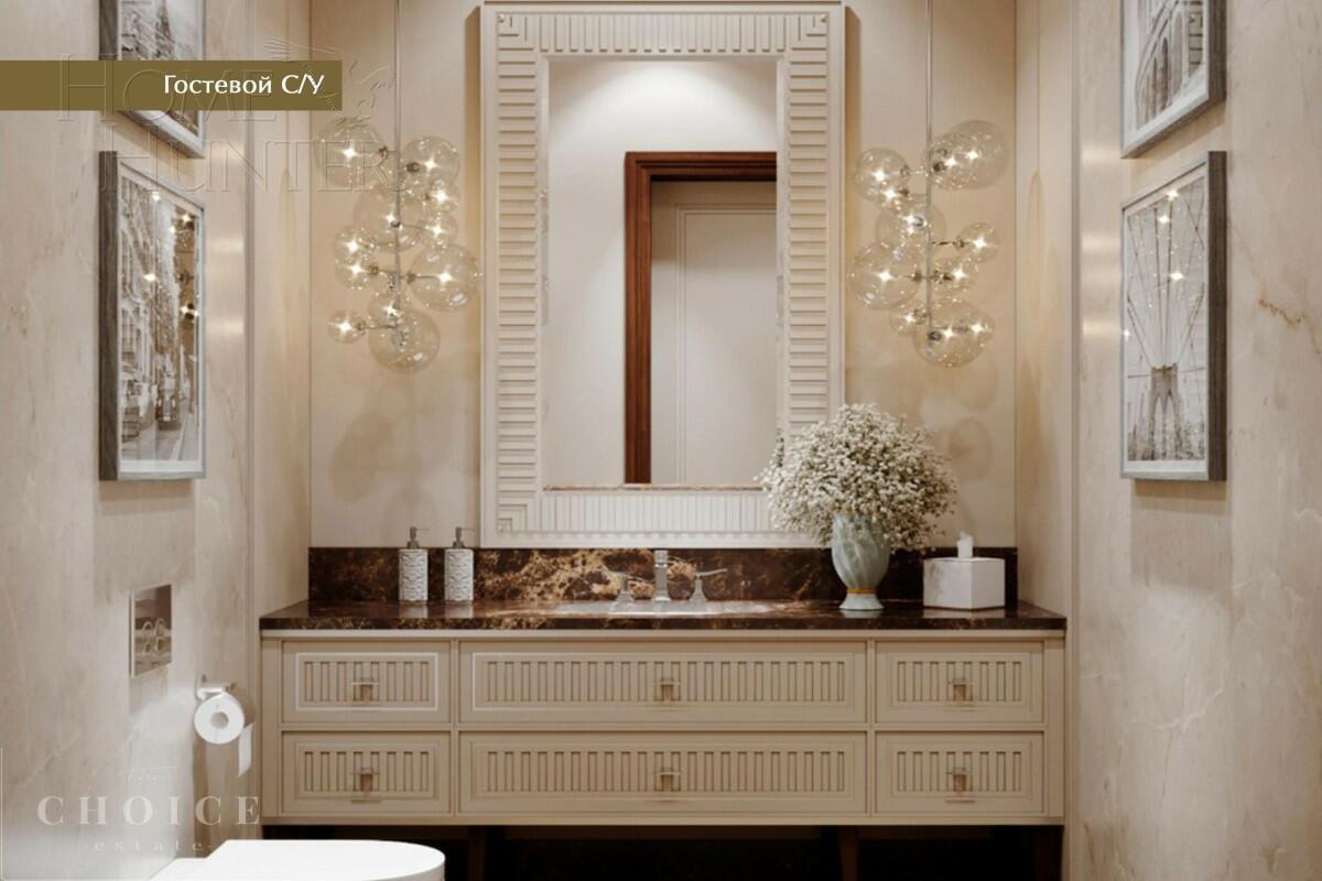 2-этажный коттедж 1 117.5 м² с отделкой