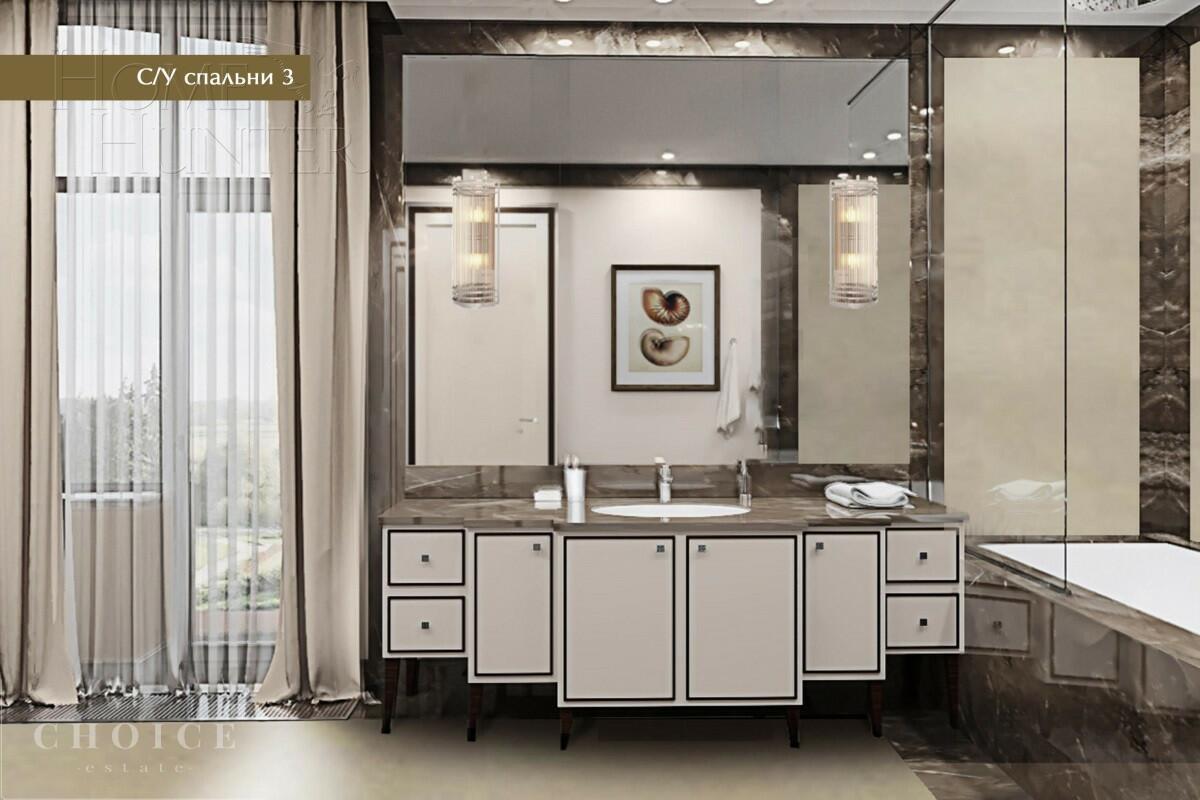 2-этажный коттедж 1 117.5 м² с отделкой