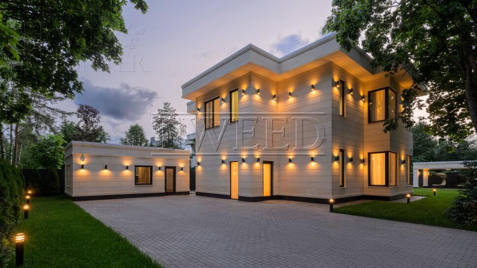 2-этажный коттедж 350 м² с отделкой