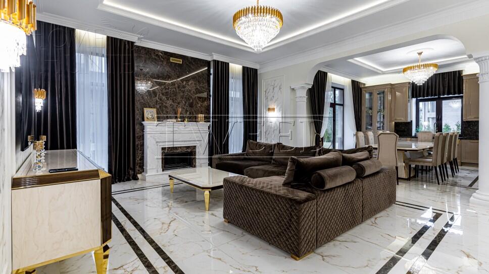 2-этажный коттедж 640 м² с отделкой