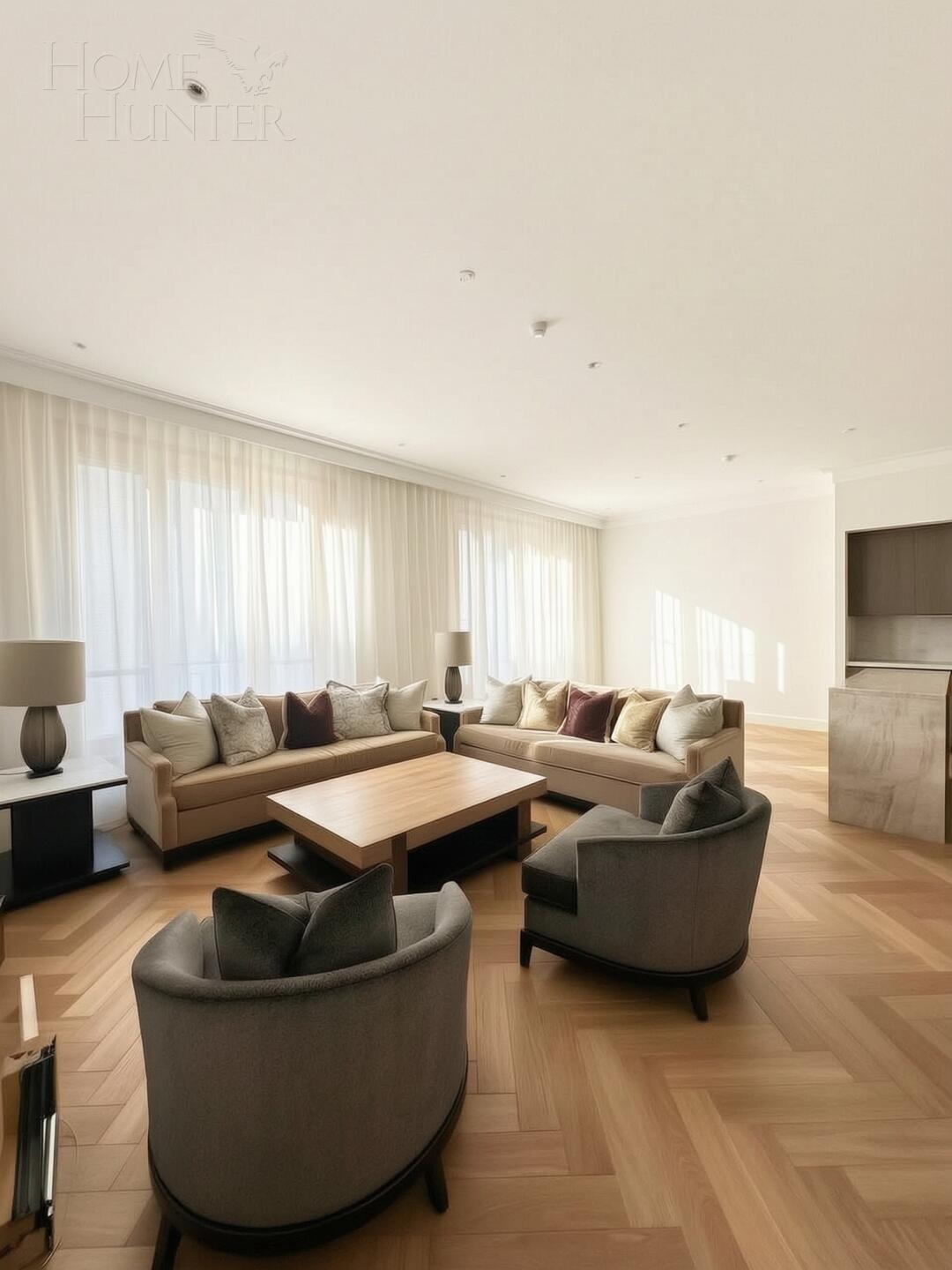 3-КОМН. АПАРТАМЕНТЫ С ОТДЕЛКОЙ 117.99 М² НА 5 ЭТАЖЕ