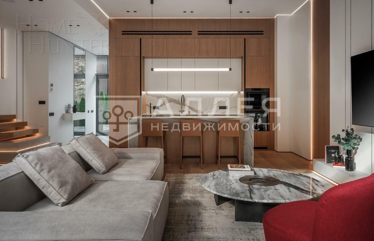 3-этажный таунхаус 250 м² с отделкой