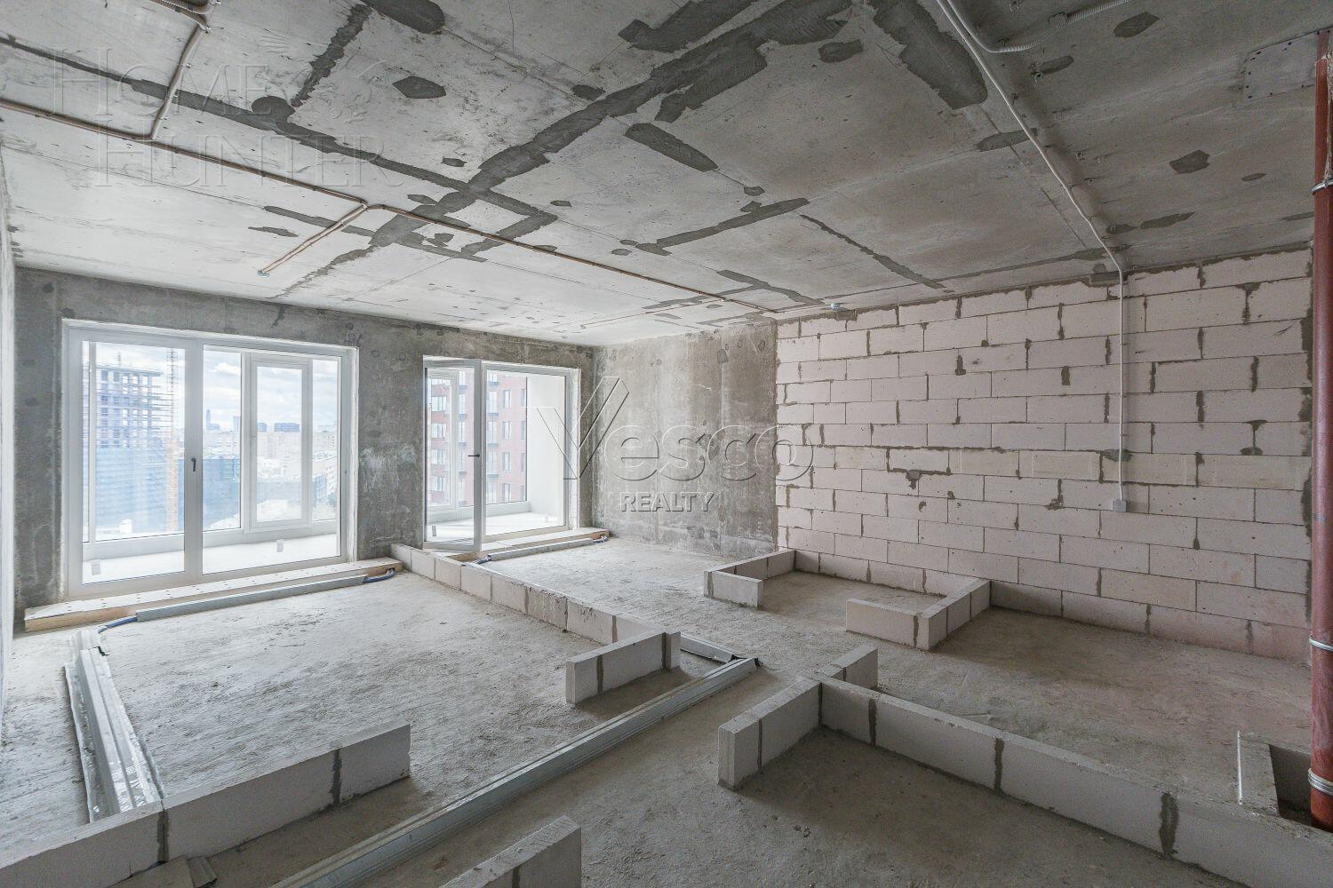 3-КОМН. КВАРТИРА БЕЗ ОТДЕЛКИ 100.4 М² НА 13 ЭТАЖЕ