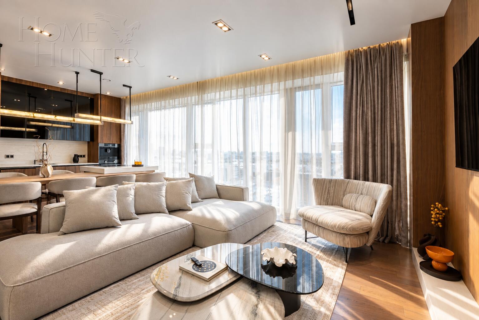 4-КОМН. КВАРТИРА С ОТДЕЛКОЙ 147.5 М² НА 22 ЭТАЖЕ