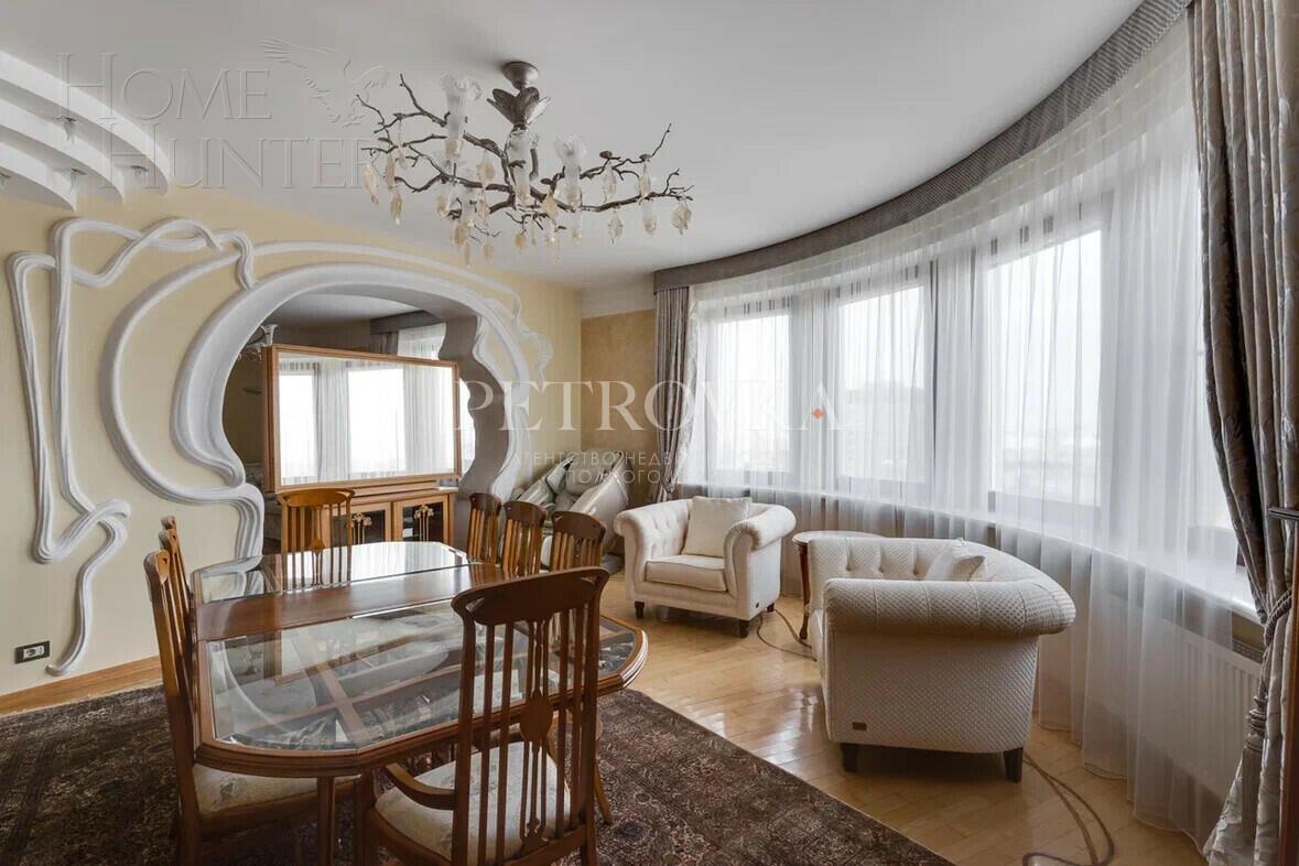 6-КОМН. КВАРТИРА С ОТДЕЛКОЙ 230 М² НА 21 ЭТАЖЕ