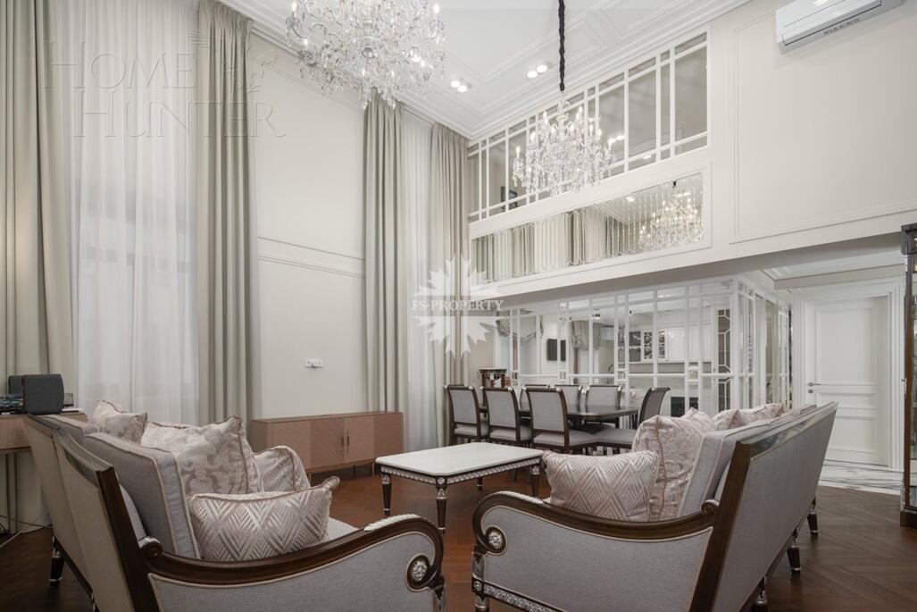 2-УРОВНЕВАЯ КВАРТИРА С ОТДЕЛКОЙ 250 М² НА 3 ЭТАЖЕ