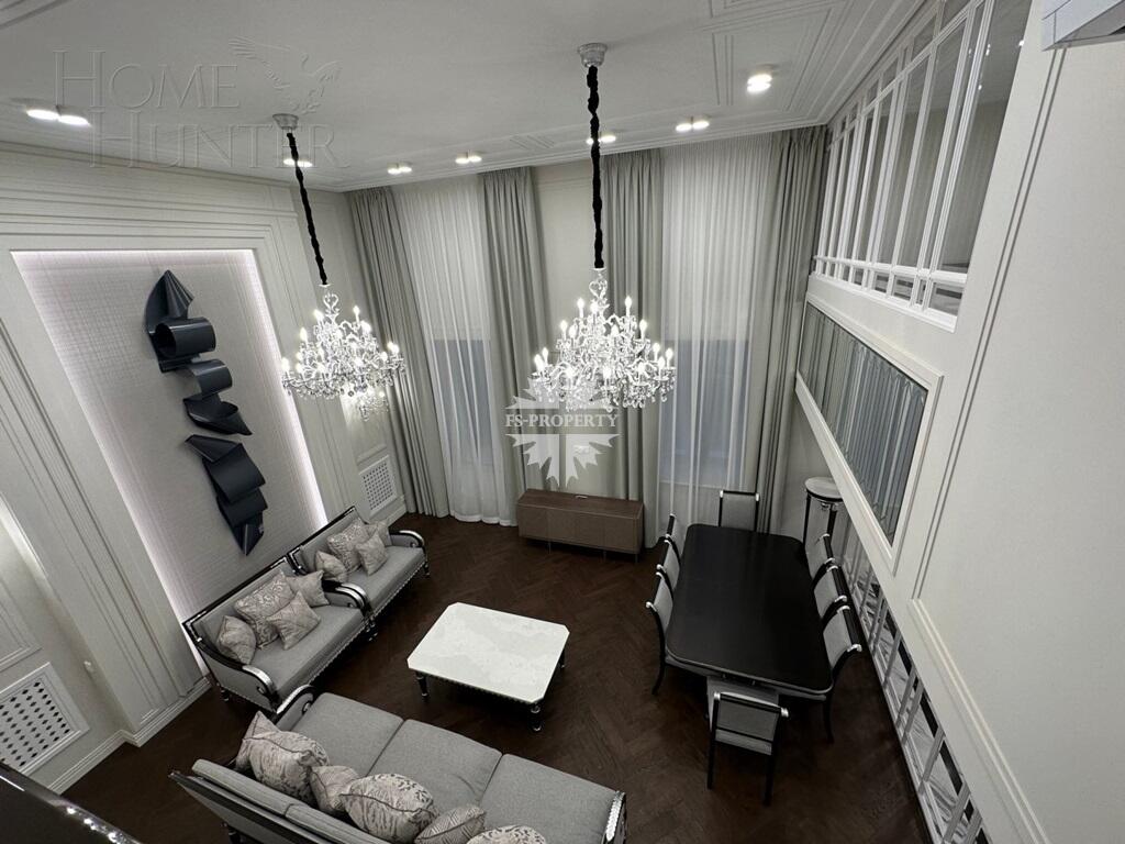 2-УРОВНЕВАЯ КВАРТИРА С ОТДЕЛКОЙ 250 М² НА 3 ЭТАЖЕ