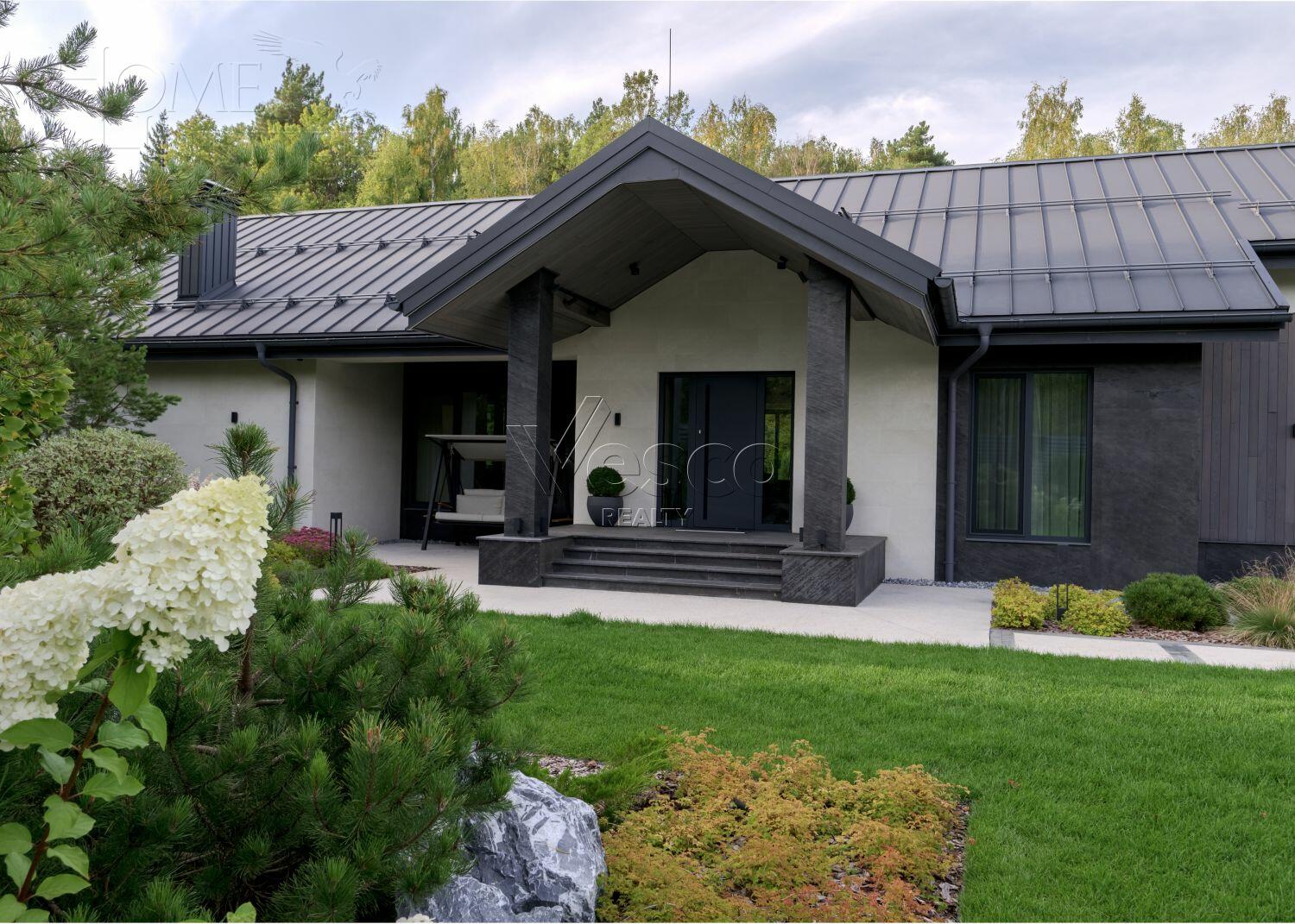1-этажный коттедж 500 м² с отделкой