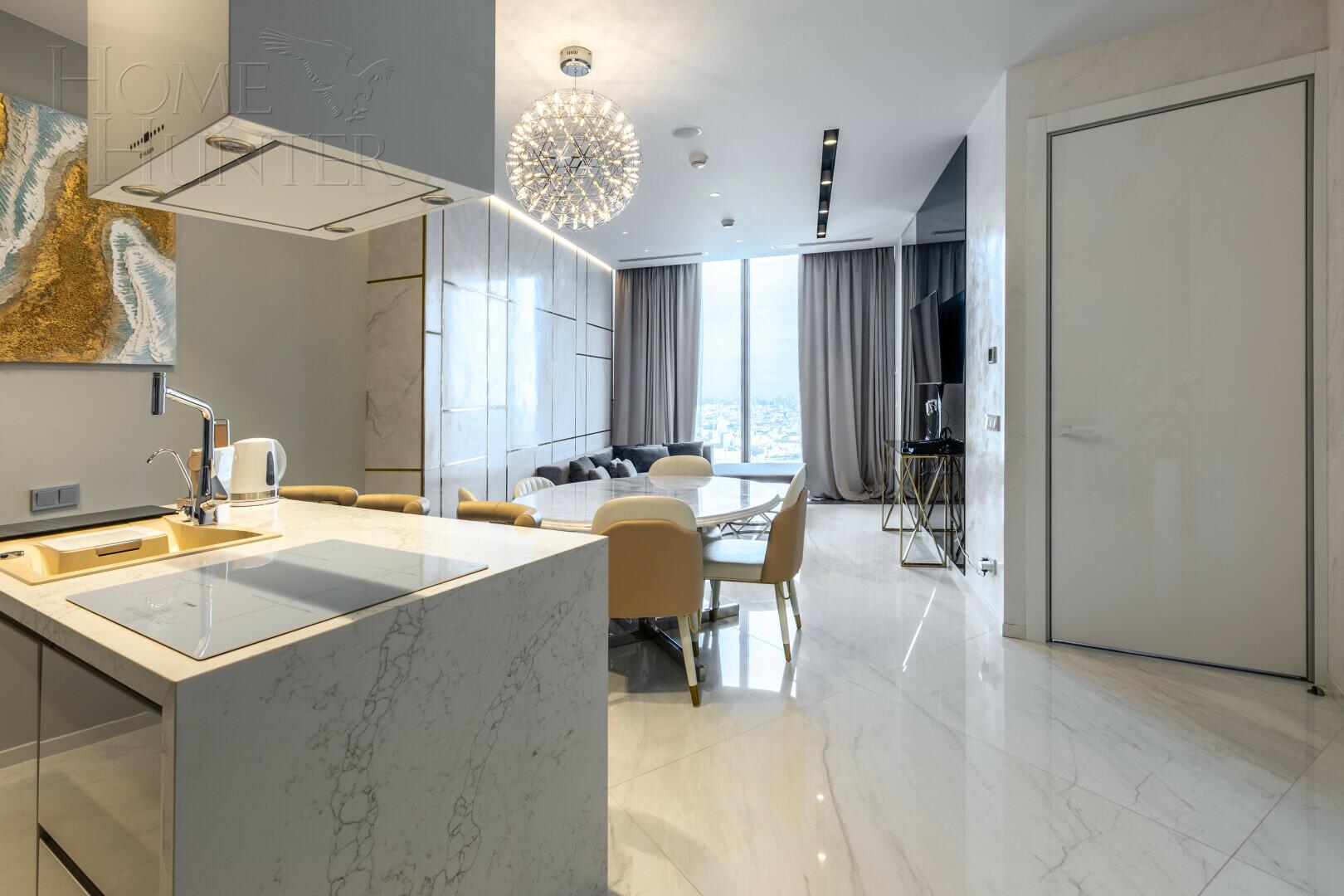 4-КОМН. АПАРТАМЕНТЫ С ОТДЕЛКОЙ 341 М² НА 73 ЭТАЖЕ