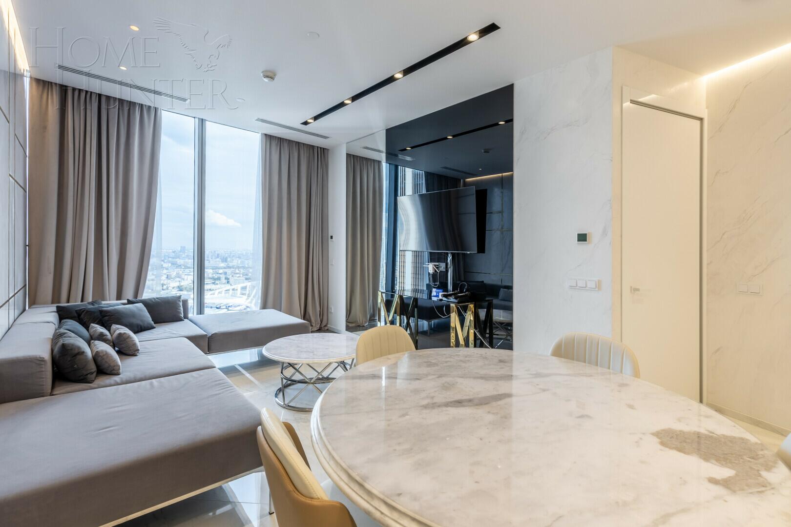 4-КОМН. АПАРТАМЕНТЫ С ОТДЕЛКОЙ 341 М² НА 73 ЭТАЖЕ
