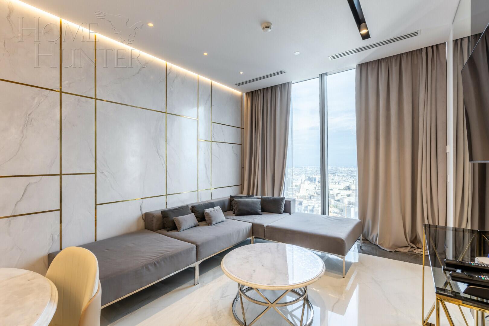 4-КОМН. АПАРТАМЕНТЫ С ОТДЕЛКОЙ 341 М² НА 73 ЭТАЖЕ