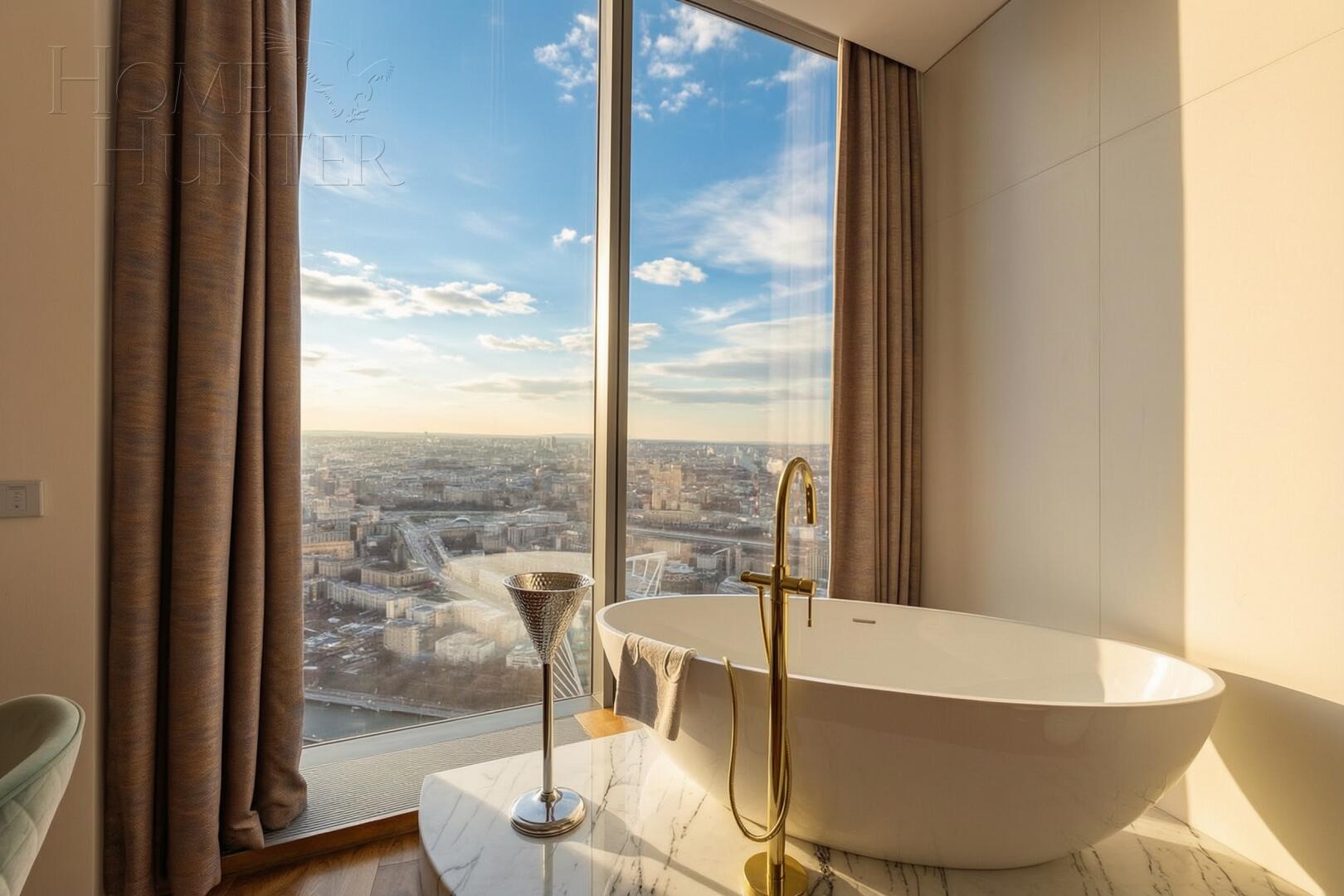 2-КОМН. АПАРТАМЕНТЫ С ОТДЕЛКОЙ 85.5 М² НА 81 ЭТАЖЕ