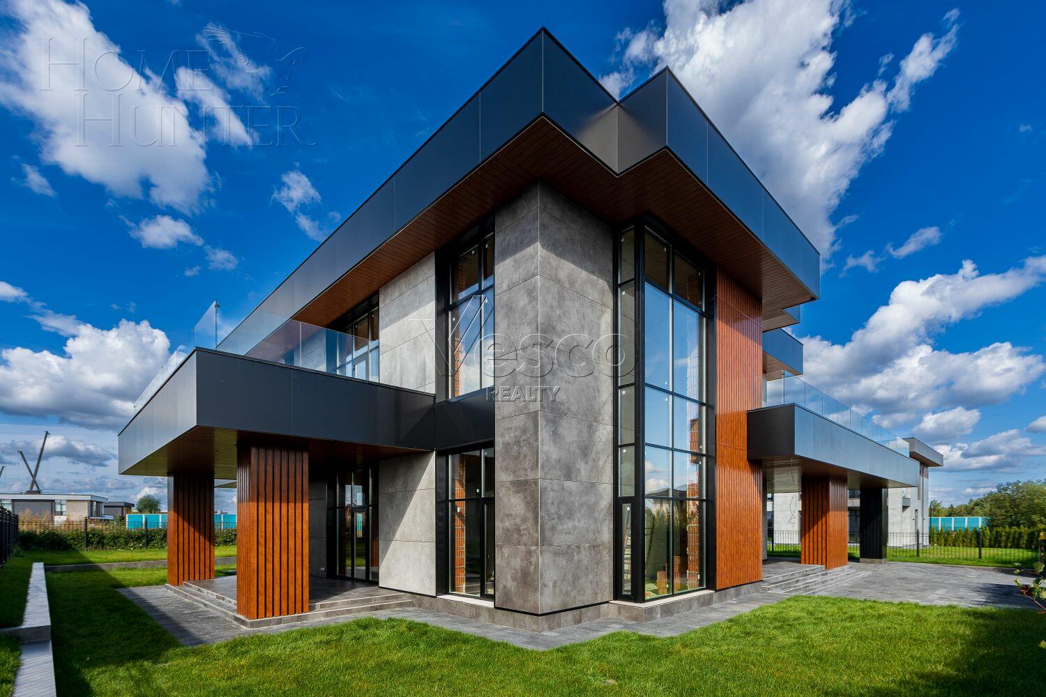 2-этажный коттедж 800 м² без отделки