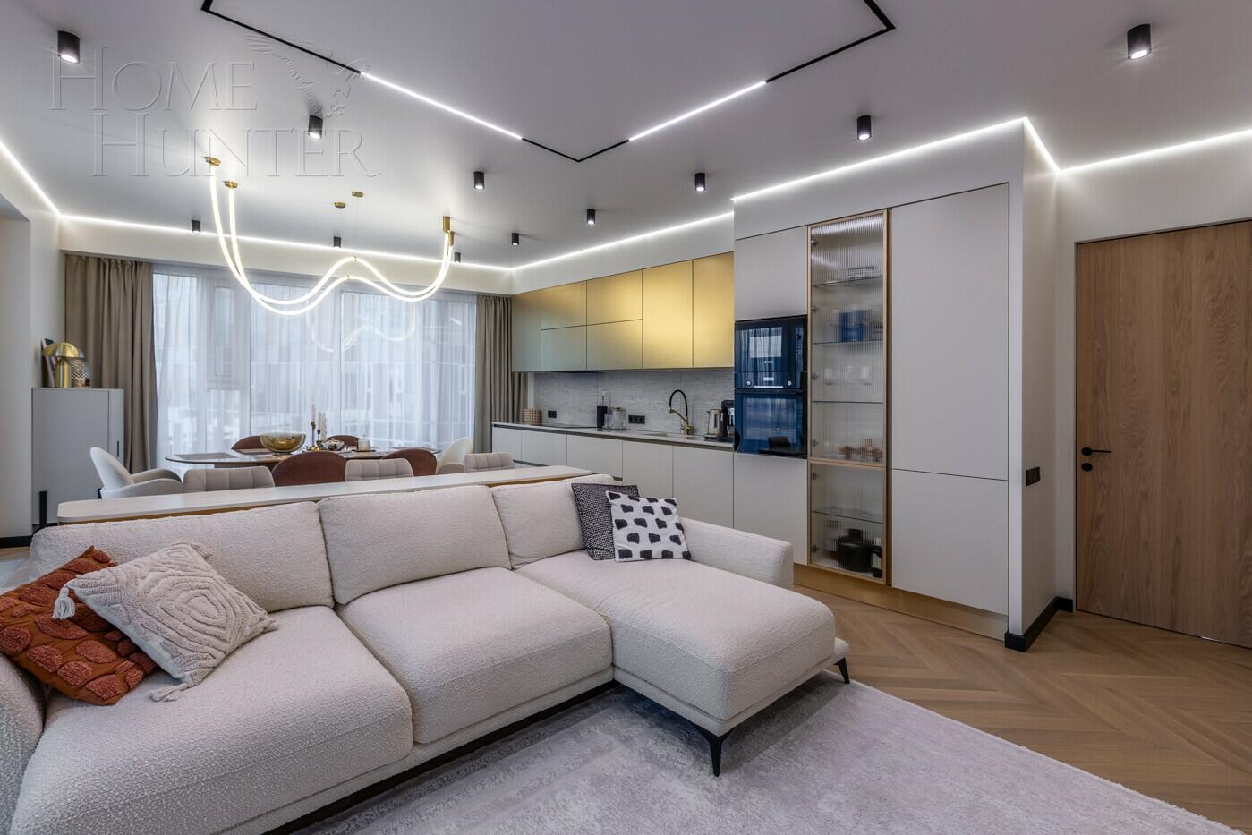4-КОМН. КВАРТИРА С ОТДЕЛКОЙ 129 М² НА 11 ЭТАЖЕ