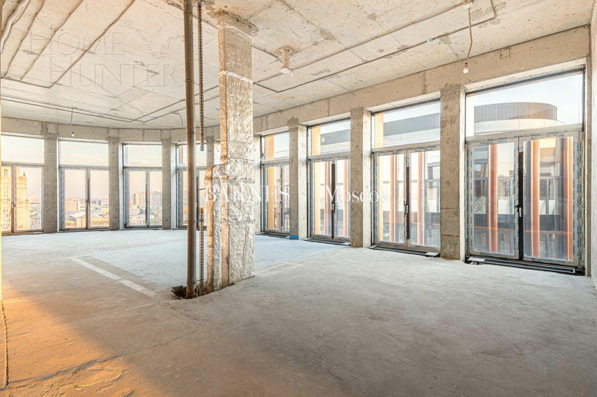 10-КОМН. ПЕНТХАУС БЕЗ ОТДЕЛКИ 847.2 М² НА 20 ЭТАЖЕ