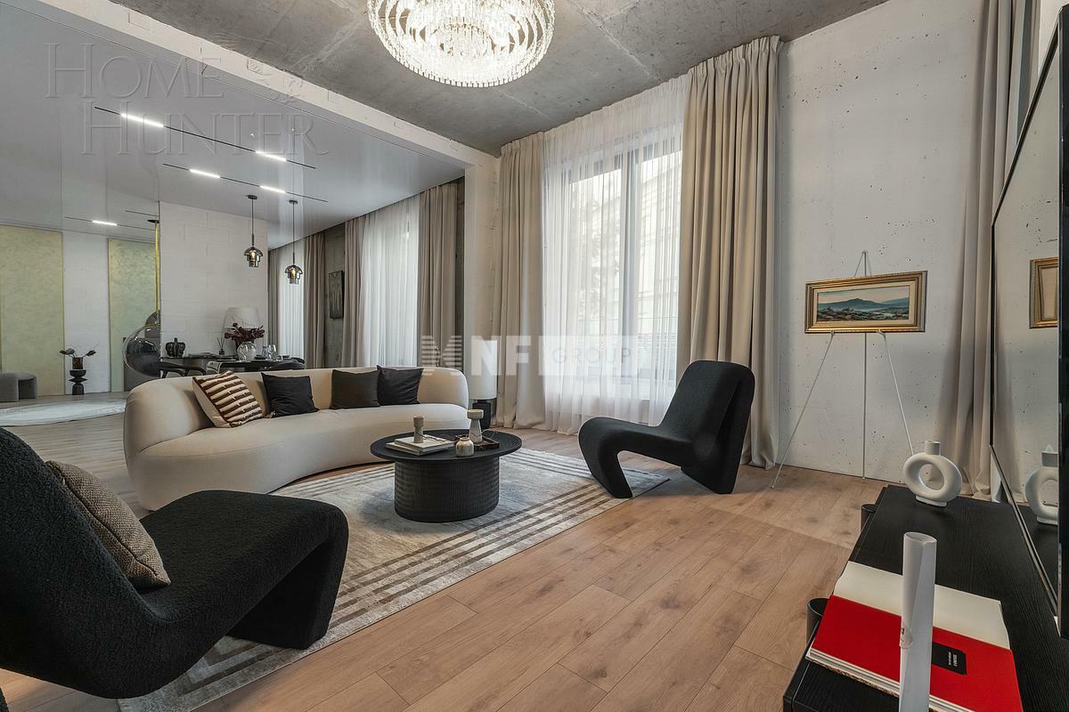 4-КОМН. АПАРТАМЕНТЫ БЕЗ ОТДЕЛКИ 128 М² НА 2 ЭТАЖЕ