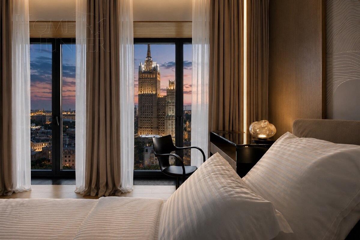 4-КОМН. КВАРТИРА С ОТДЕЛКОЙ 155 М² НА 15 ЭТАЖЕ