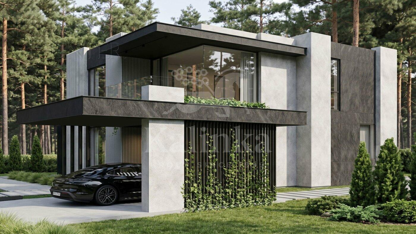 2-этажный коттедж 310 м² без отделки