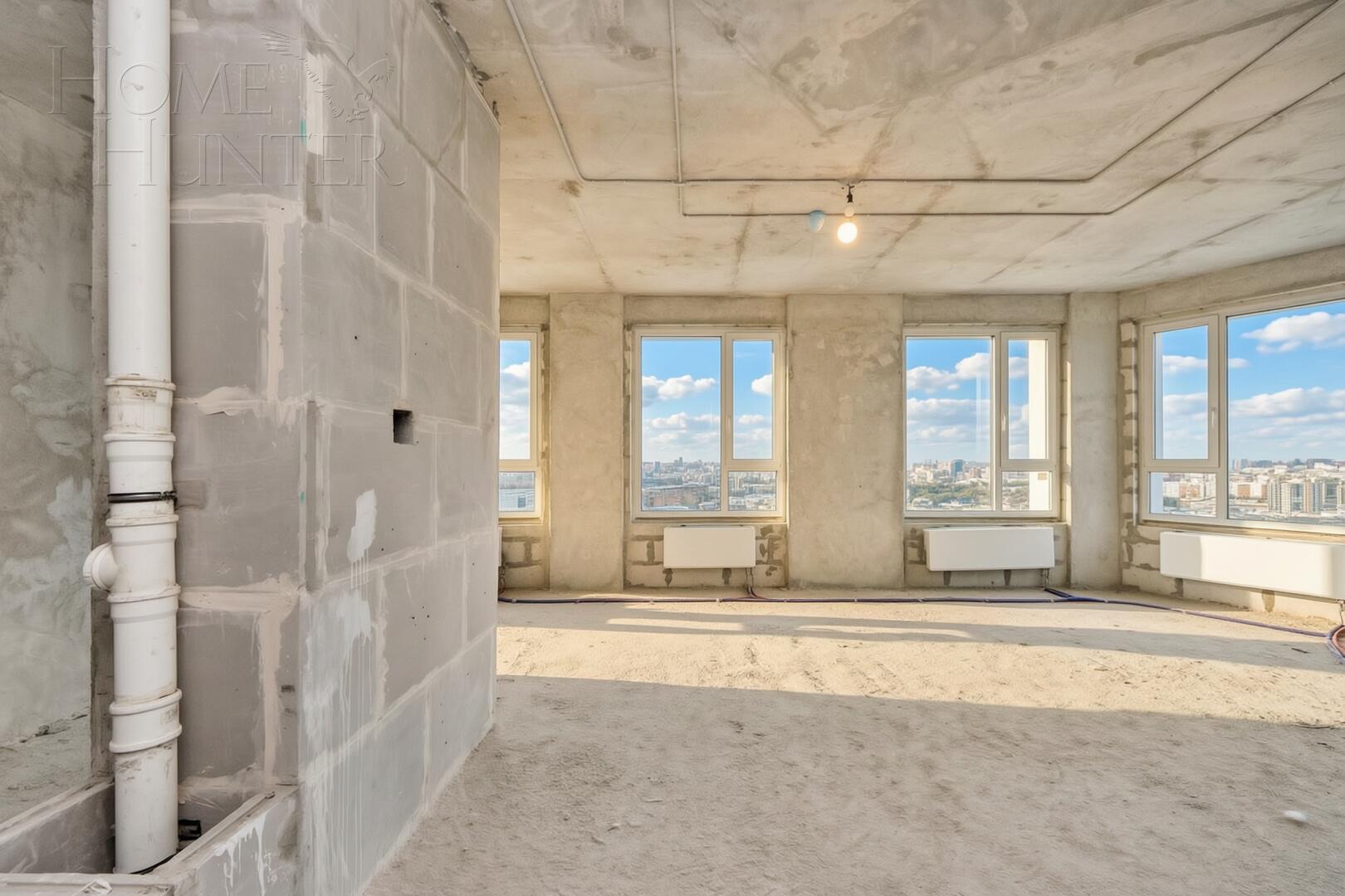 2-КОМН. КВАРТИРА БЕЗ ОТДЕЛКИ 73.5 М² НА 24 ЭТАЖЕ
